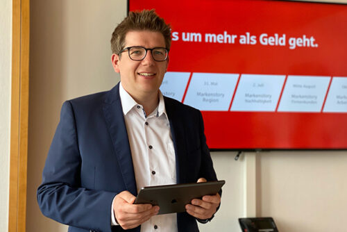 Experte für die Unternehmenskommunikation der Stadtsparkasse Augsburg: Michael Wimmer